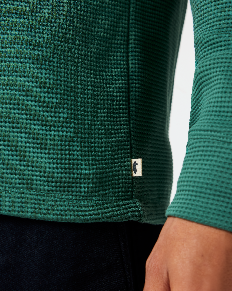 Atajo Long-Sleeve Waffle Hoodie - Men's